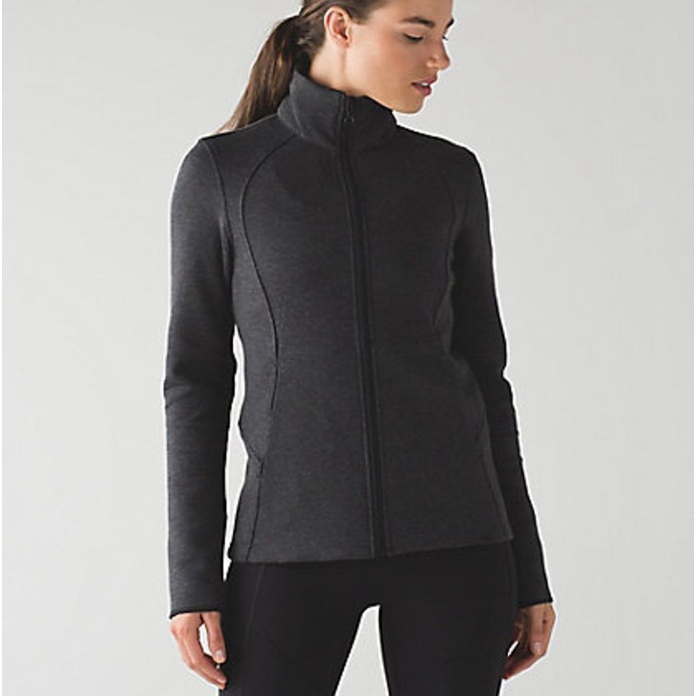 Lululemon insculpt jacket, dark grey, size 2